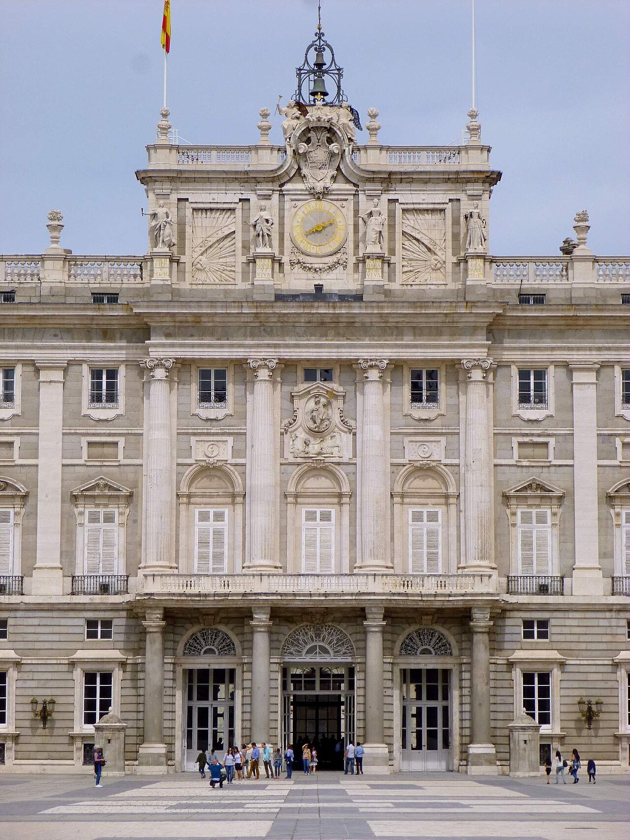 Fachada principal del Palacio Real de Madrid