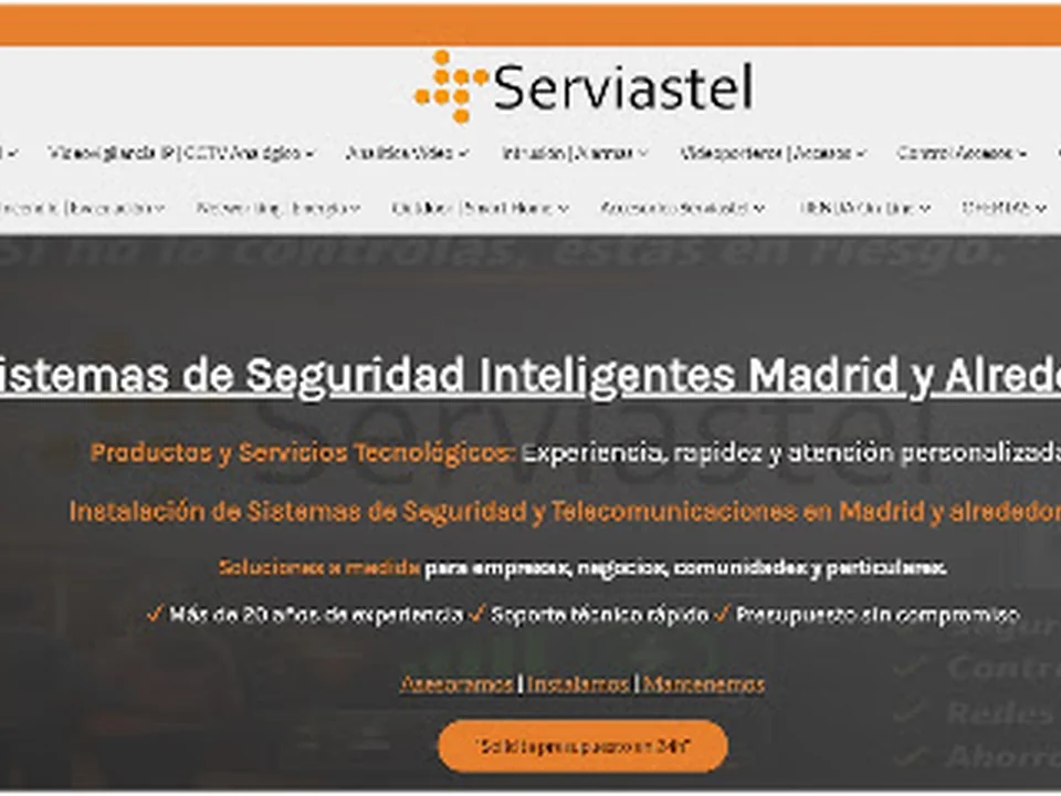 SERVIASTEL Sistemas de Seguridad Inteligentes Madrid y Alrededores