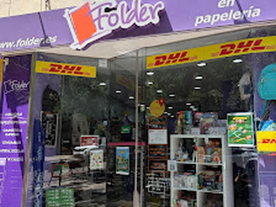 Papelería Folder Guzmán el Bueno - DHL Service Point, Madrid