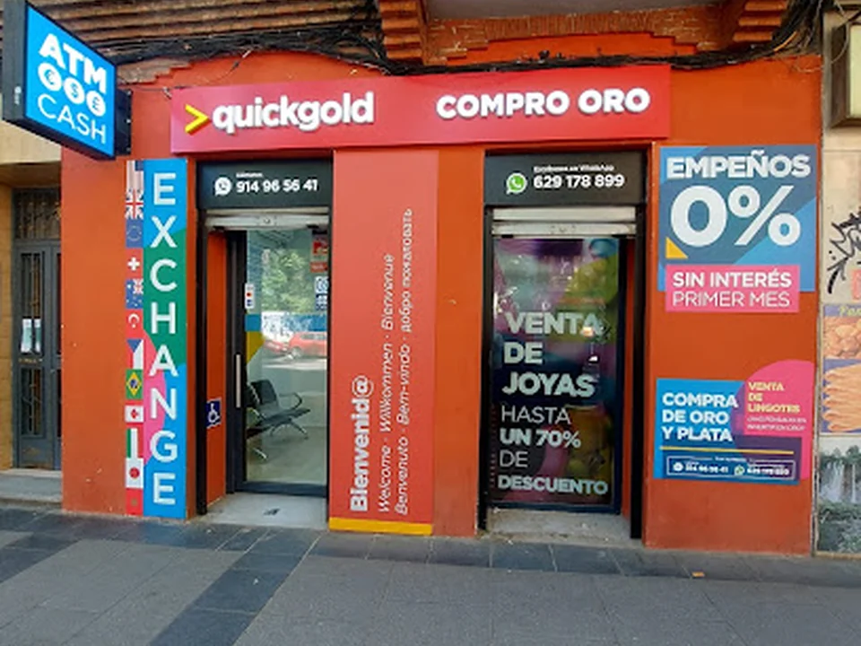 Quickgold Madrid (Usera) - Compro Oro | Casa de Cambio