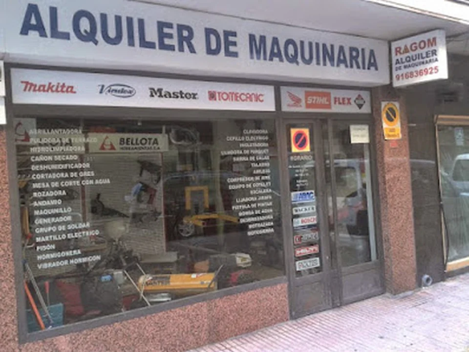 Ragom Alquiler de Maquinaria, Madrid