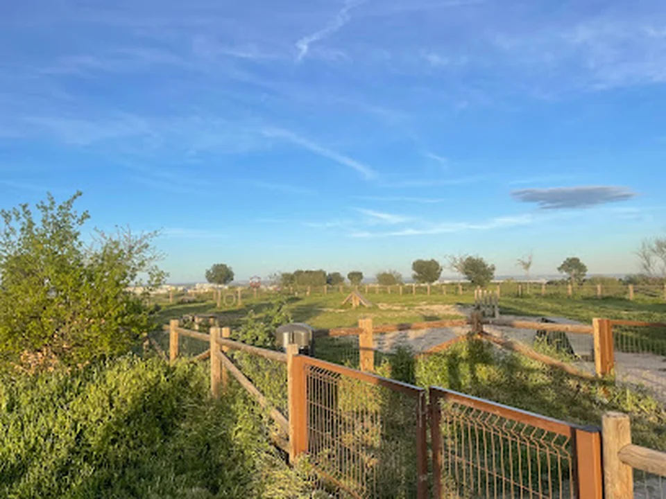 Parque de entretenimiento para perros, Parque Felipe VI, Madrid